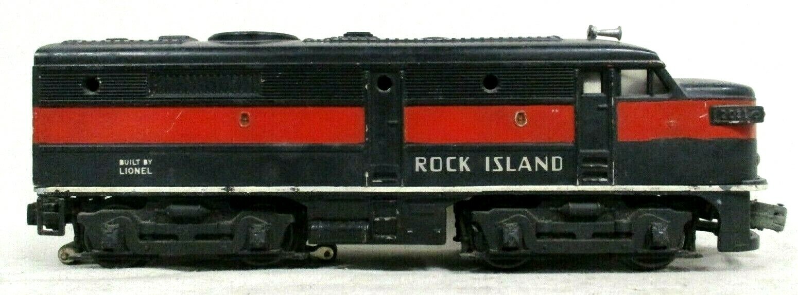 lionel rock island train set