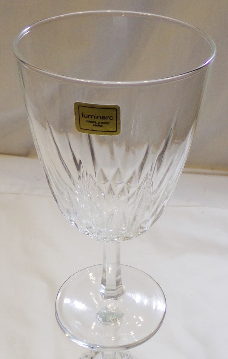 フランスワールドカップ　1998　未使用　©入り　luminarc　9ozグラス Vintage France 1998 World Cup Footix Staffordshire Tableware