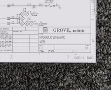 Grove Crane MZ56 Hydraulic Schematic Manual Diagram