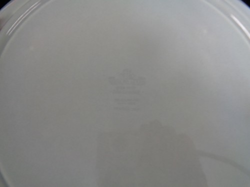 Vintage 1950's Sears Harmony House 11.5" Round Tab Handled Platter - Dawn Gray - Picture 3 of 3