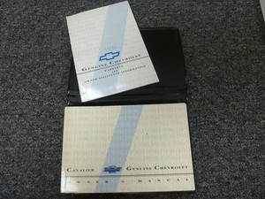 1996 Chevy Cavalier Coupe Sedan Convertible Owner Manual User Guide Z24 Ls Ebay