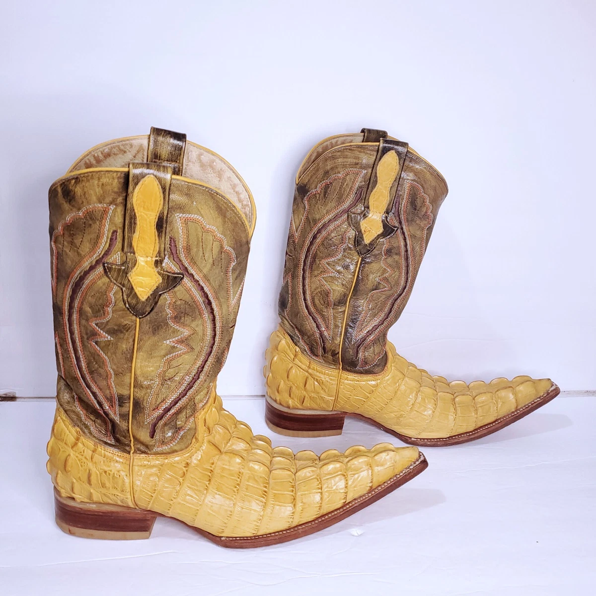 Faux hot sale alligator boots