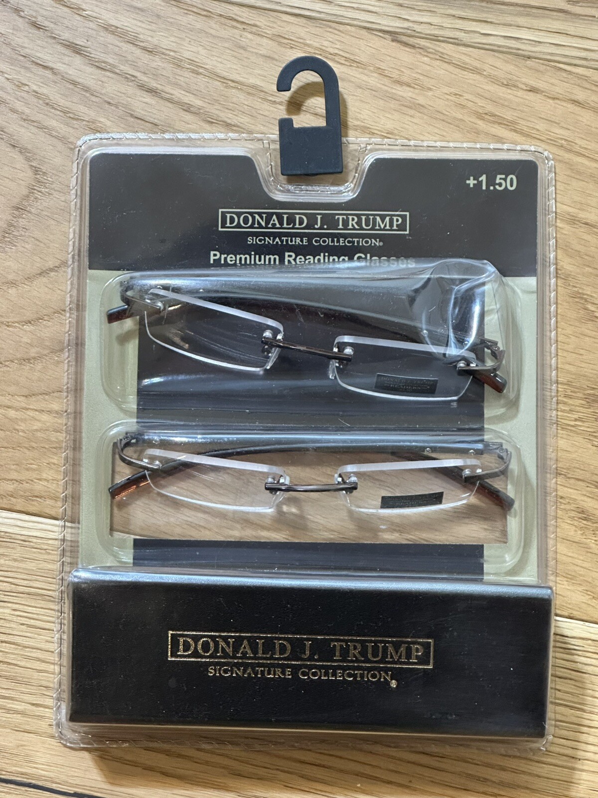 Donald Trump Signature Collection 2-Pack Clear Eyeglass Frames with Case