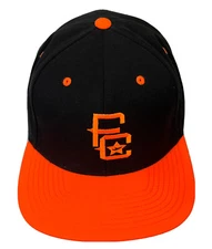 The Classics Yupoong Flat Bill SnapBack Embroidered FC Logo Hat