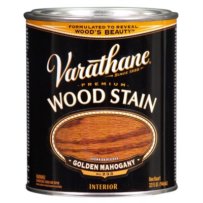 211718H Premium Wood Stain Quart Golden Mahogany