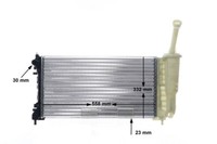 Mahle KüHler WasserküHler Passend FüR Fiat Idea Lancia Musa Ypsilon 350 350 843