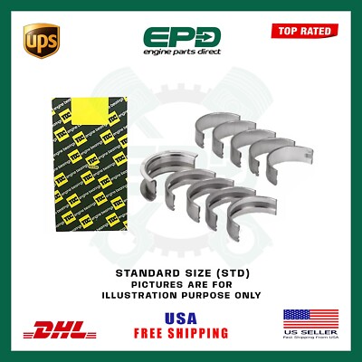 MAIN CRANKSHAFT BEARING SET STD FORD ALDA AODA L1E L1F 1.6 1.8 2.0 PETROL ENGINE