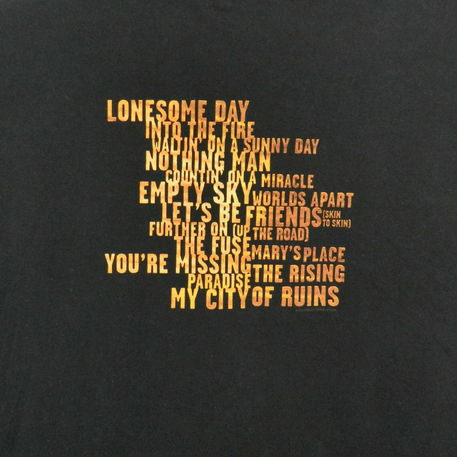 Bruce Springsteen 2002 The Rising American Folk Rock … Gem