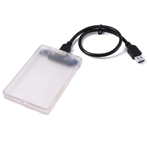 1Pc USB 3.0 Micro External Hard Drive Enclosure Transparent External Case for - Photo 10/12