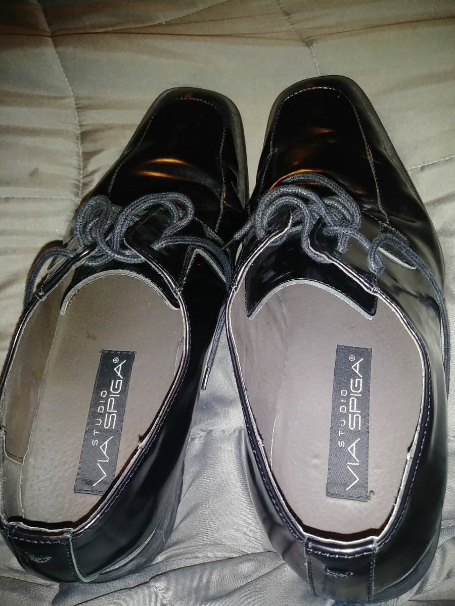 Studio via spiga Classic Men\'s Black Leather Dress Shoes - Lace-Up Oxford Via Spiga | Shoes | Mens Studio Via Spiga Silvio Classic  main image 2