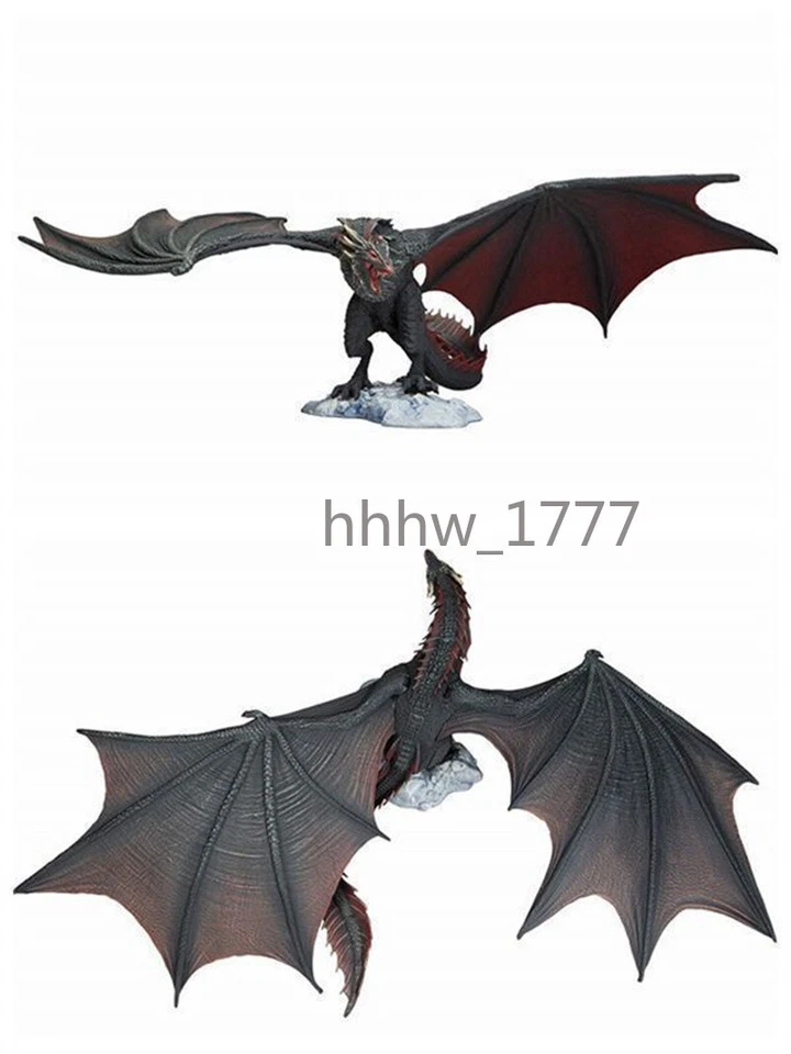 Juego de Tronos Drogon Dragón Negro Deluxe Mcfarlane Figura de Acción Nuevo Regalo Juguete Foto 4 de 4
