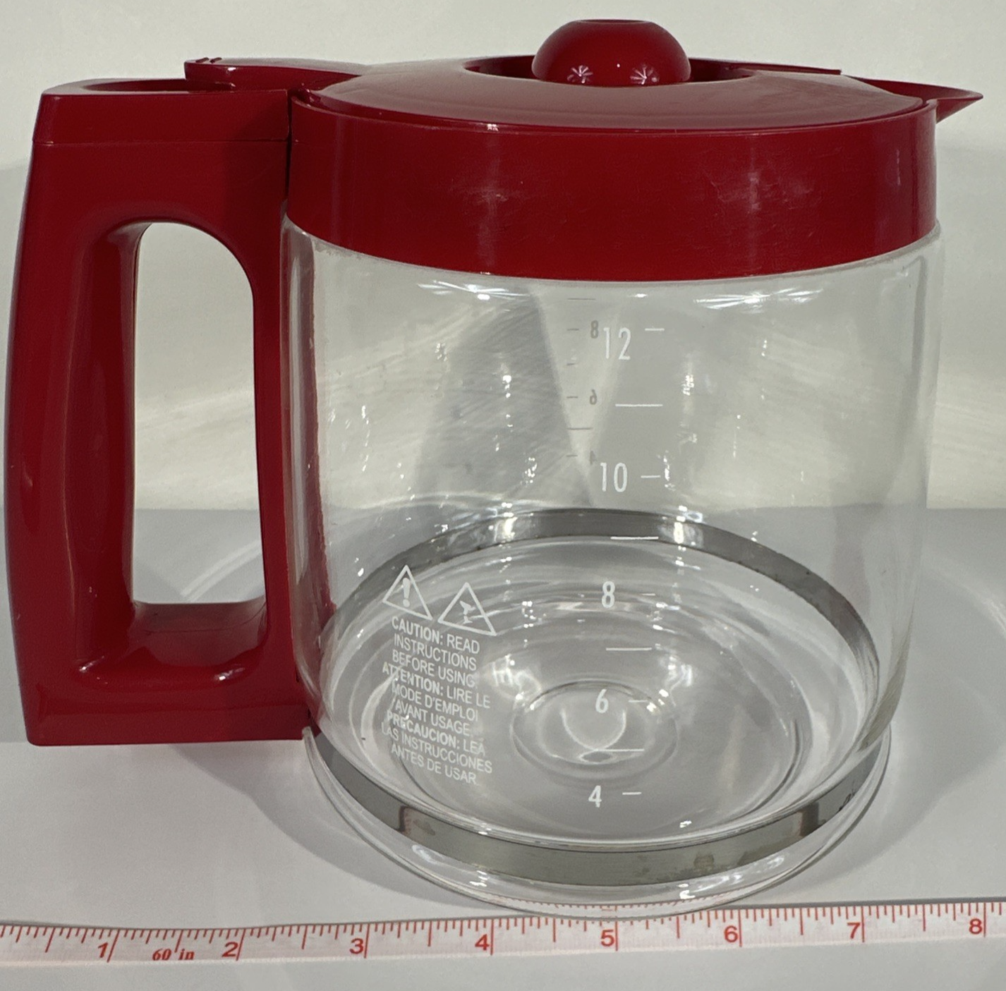 Hamilton Beach 12 Cup Glass Carafe Replacement for Coffee Maker