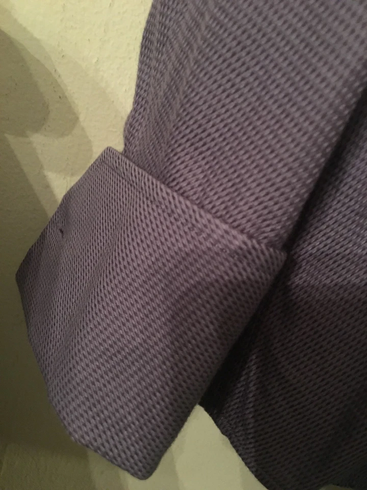 Camisa de vestir morada para hombre Ben Sherman "talla 16/34-35" manga larga puños franceses Foto 4 de 4