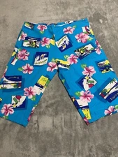Paradise Found Hawaii Shorts 32” Waist Summer Casual