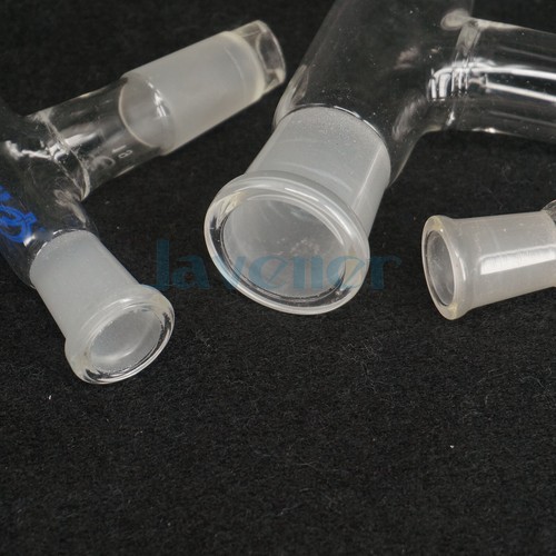 14/23 19/26 24/29 29/32 Glass Joint Distillation Adapter Claisen 75° Connector - Picture 5 of 26