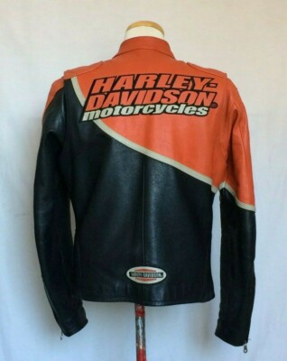 Harley Davidson Mens Speed Racing Leather Jacket Medium Harley Davidson Mens Speed Racing Leather Jacket Medium