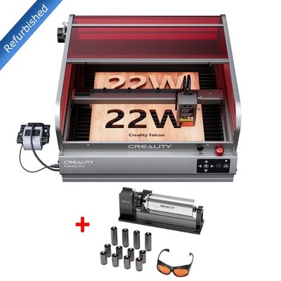 Refurbished Creality Falcon2 Pro 22W Enclosed Laser Engraver & Cutter for Wood