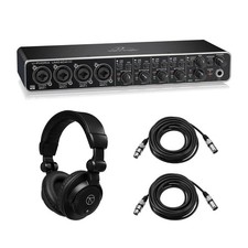 Behringer U-PHORIA UMC404HD 4x4 USB Audio/MIDI Interface,Headphones,2xCable