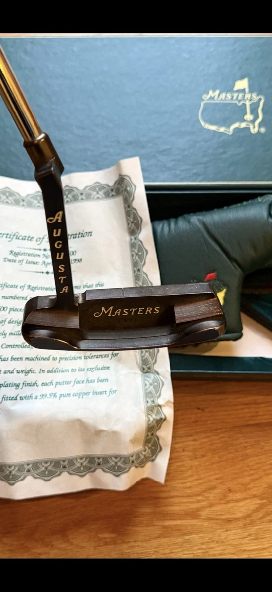 Mini Putter De Golf Commémoratif Masters Tournament Augusta 2008 Tiger Woods, Licence Officielle