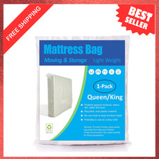 Mattress Bag for Moving Storage Fits Queen King Size Plastic Pack 1
