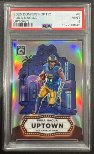 2025 Donruss Optic Puka Nacua Base (PSA 9)
