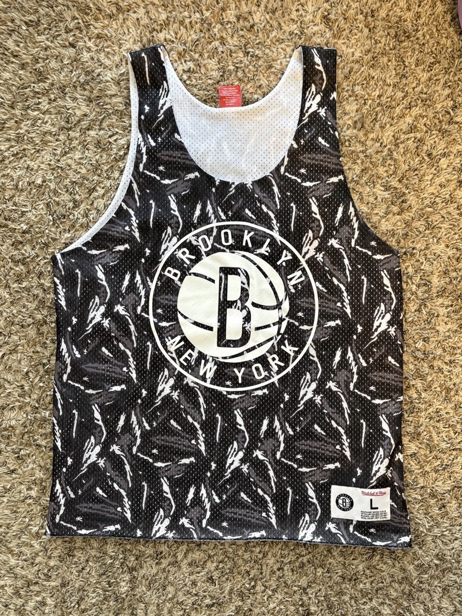 Brooklyn Nets Practice Jersey Mitchell & Ness Reversible NBA Adult