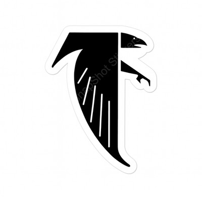 Atlanta Falcons Retro Logo (1966-1989) Weather Resistant Vinyl Sticker/Decal 10
