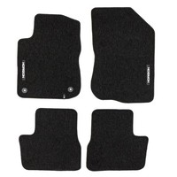 Velours FußMatten FüR Peugeot 2008 I 2013-19 Autoteppich Automatten Schwarz 4Tlg