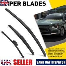 SET OF 3 WINDSCREEN WIPER BLADES FOR KIA NIRO 2016-2023 FRONT AND REAR 26"16"11"