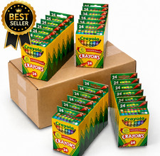 Crayola Crayons Bulk 24 Pack Classroom School Supplies Teacher Kids Gift