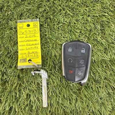 CADILLAC ESCALADE 2015 19 OEM Key Fob HYQ2AB 6Btn w/ Insert Used RT-G2AB6