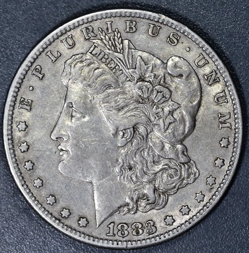 1883-S $1 MORGAN SILVER DOLLAR KM# 110 Grade:  XF A6117