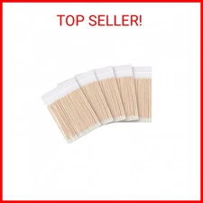 CHEFBEE 500 Count Microblading Cotton Swab Pointed Tip, Wood Cotton Stick Makeup