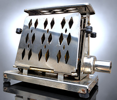 PETER BEHRENS AEG BROTRÖSTER TOASTER ARTDECO INDUSTRIEDESIGN 1928 ORIGINALKARTON