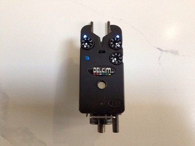 Delkim Txi Plus Blue Led Bite Alarm D-Lok & Snag Ears Used Carp Fishing Gear