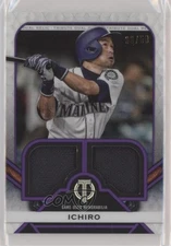 2021 Topps Tribute Dual Relics Purple /50 Ichiro Suzuki Ichiro #DR-I HOF