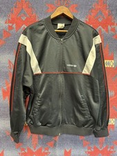 Vintage Adidas Trefoil Track Jacket Made In USA Hip Hop L 80s