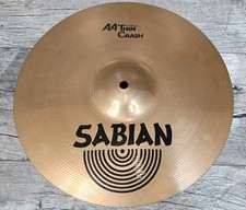 Sabian AA-Series 14" Thin Crash Brilliant Becken Cymbal D •TOPDEAL•