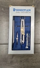 Vintage Staedtler Mars Masterbow Drawing Instrument Set Germany 551 09 A6N