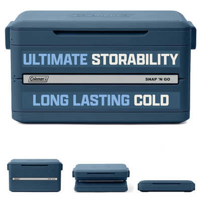 #ad Coleman Snap #x27;N Go 45 Quart Collapsible Hard Cooler $165.99