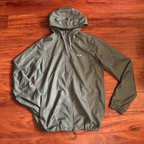 VTG Y2K Oakley Jacket Windbreaker Men's S Full Zip Software Gorpcore Style Green - Picture 3 of 13