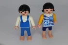 VTG Playmobil Vintage Barefoot Children {Girl and Boy} Kid Kids SCHOOL Camping