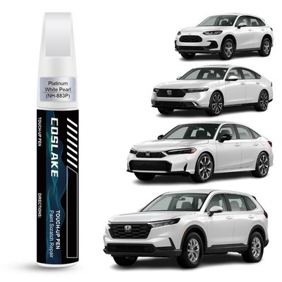 Car Touch Up Paint(Platinum White Pearl(NH-883P)) for Honda, Car Paint Scratc