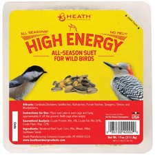 DD4SS: 11-Ounce Bird's Blend High Energy Suet Cake - 12-Pack Case
