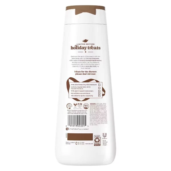 RARO Dove Beauty Edición Limitada Holiday Treat Jabón Corporal - Remolino de Cacao Caliente -20 OZ Foto 4 de 4