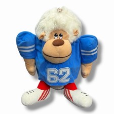 1986 Mattel Emotions Reversible Plush stuffed Ape Monkey Gorilla Vintage