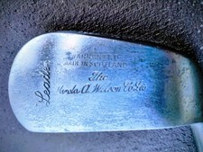 Leade, Wilson, Scotland,Hickory Wood Deep Mashie,Player Golf Club