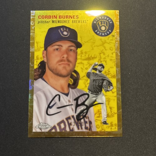 2023 Topps Chrome Platinum Corbin Burnes #230 - Gold Refractor /50