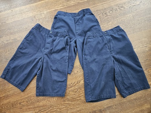 Lot of 3 Boys French Toast Navy Blue School Uniform Shorts Size 14 - Picture 2 of 8