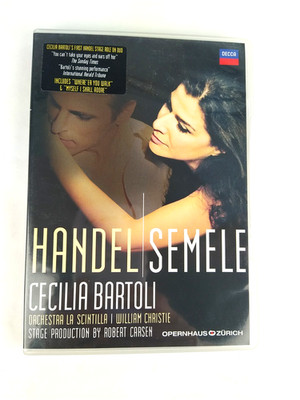 DVD Opera Handel Semele Cecilia Bartoli Live at the Opernhaus Zurich Decca 2007